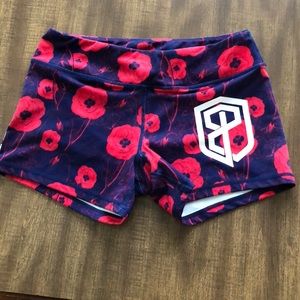 Born primitive Pink Poppy booty shorts